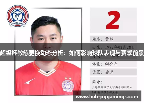 超级杯教练更换动态分析:如何影响球队表现与赛季前景 超级杯教练更换动态分析:如何影响球队表现与赛季前景